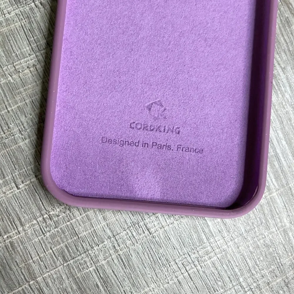 Cord King iPhone 12 Lavender Purple Silicone Protective Case